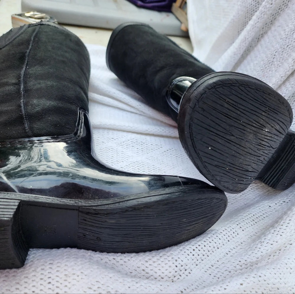 Dominion Australian shearling waterproof Tall‎ Wellie boots 40/10 - Picture 7 of 15